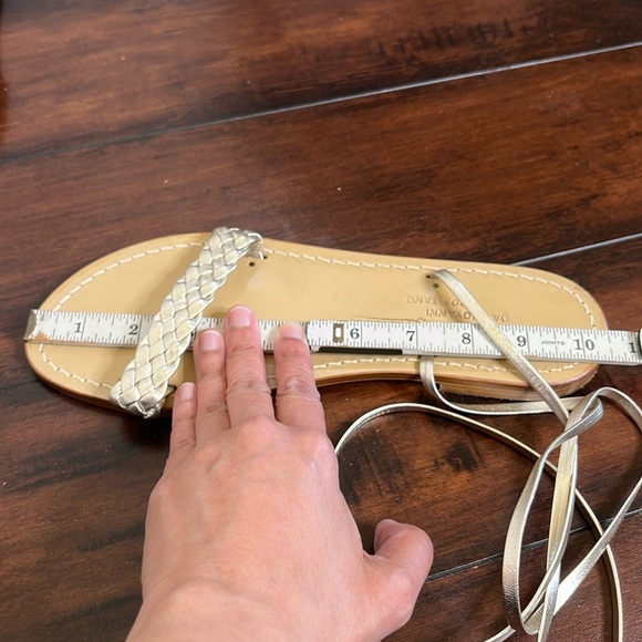 La Botteguccia Da Givanni Poisitano Gladiator Sandals Gold Women's 8.5 New - Picture 8 of 9